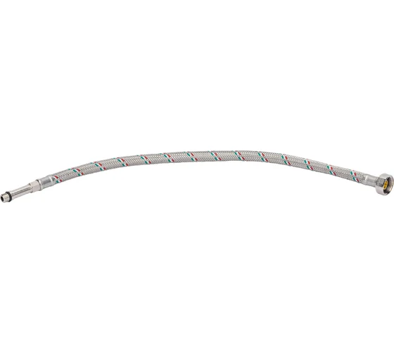 Гибкая подводка для смесителя МL10х1 - 1/2", 50 см, удл. штуцер, DN 8, оплётка из нерж. стали, шт